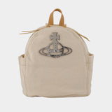 Sac À Dos George Rucksack S - Vivienne Westwood - Coton - Beige