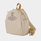 Sac À Dos George Rucksack S - Vivienne Westwood - Coton - Beige