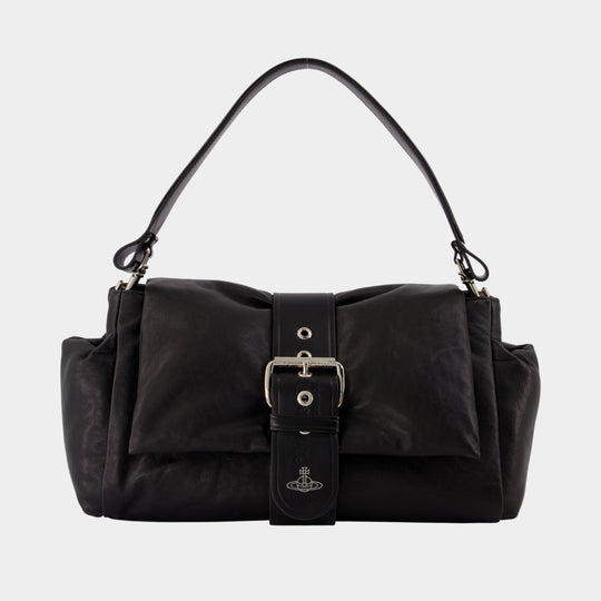 Sac À Main Hazel Treasure Xl - Vivienne Westwood - Cuir - Noir
