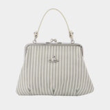 Sac À Main Granny Frame - Vivienne Westwood - Coton - Gris