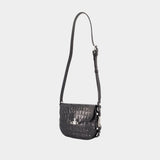 Sac À Bandoulière Hunter - Vivienne Westwood - Cuir - Noir
