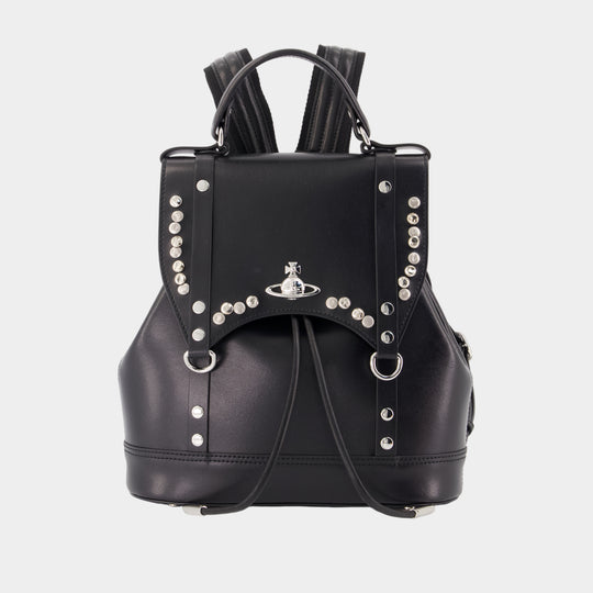Sac À Dos Max Small - Vivienne Westwood - Cuir - Noir