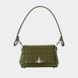 Sac À Main Hazel Small - Vivienne Westwood - Cuir - Kaki