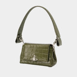 Sac À Main Hazel Small - Vivienne Westwood - Cuir - Kaki
