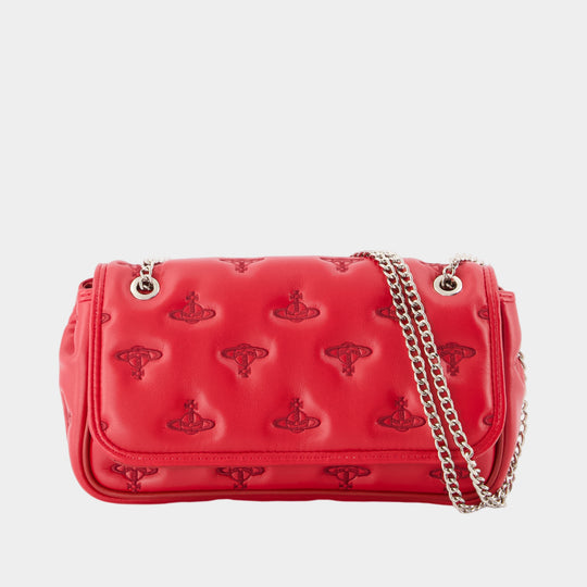 Sac À Bandoulière Chain - Vivienne Westwood - Synthétique - Rouge