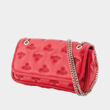 Sac À Bandoulière Chain - Vivienne Westwood - Synthétique - Rouge