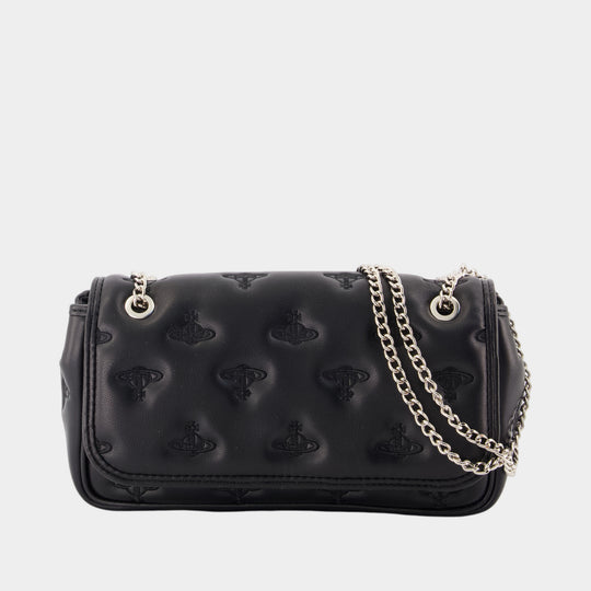 Sac À Bandoulière Chain - Vivienne Westwood - Synthétique - Noir