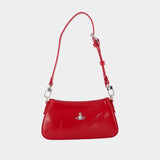 Sac Porté Épaule Tasha - Vivienne Westwood - Cuir - Rouge