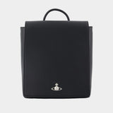 Sac À Dos Gene Daypack - Vivienne Westwood - Cuir - Noir