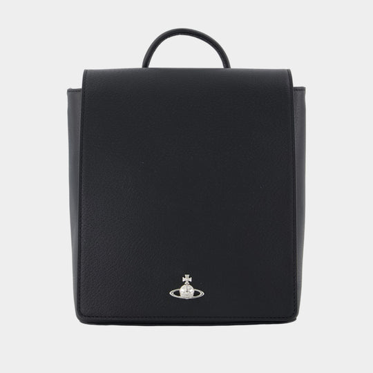 Sac À Dos Gene Daypack - Vivienne Westwood - Cuir - Noir