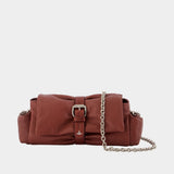 Pochette Hazel Treasure - Vivienne Westwood - Cuir - Bordeaux