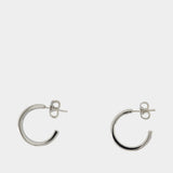 Boucles D'oreilles Minimal - MM6 Maison Margiela - Métal - Argenté