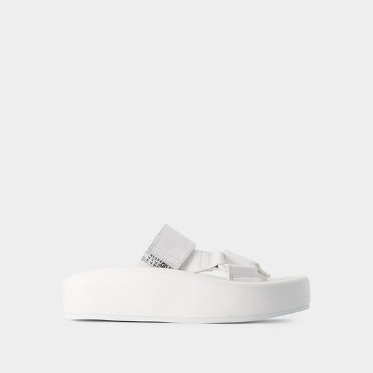 Sandales Sandal - MM6 Maison Margiela - Cuir - Blanc