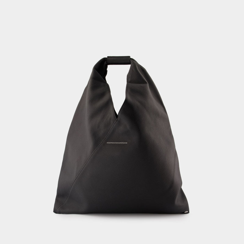 Sac Classic Japanese - MM6 Maison Margiela - Cuir - Noir