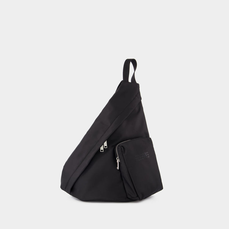 Sac À Bandoulière Japanese Sling - MM6 Maison Margiela - Nylon - Noir