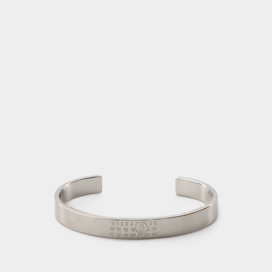 Bracelet Cuff - MM6 Maison Margiela - Métal - Argenté