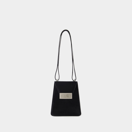 Sac Numbers Vertical Mini - MM6 Maison Margiela - Cuir - Noir