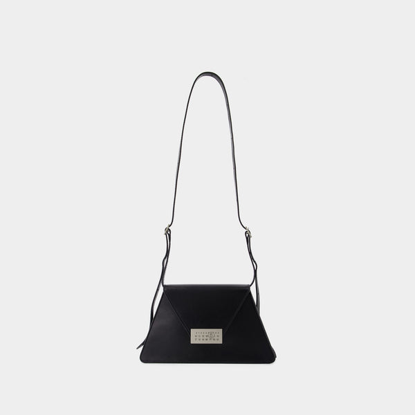 Sac À Bandoulière Numeric Medium - MM6 Maison Margiela - Cuir - Noir