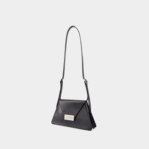 Sac À Bandoulière Numeric Medium - MM6 Maison Margiela - Cuir - Noir
