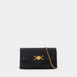 Wallet On Chain Medusa 95 - Versace - Cuir - Noir