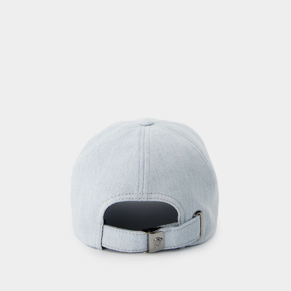 Casquette - Versace - Denim - Bleu