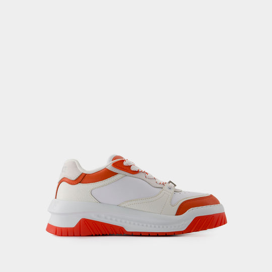 Sneakers Odissea - Versace - Cuir - Blanc