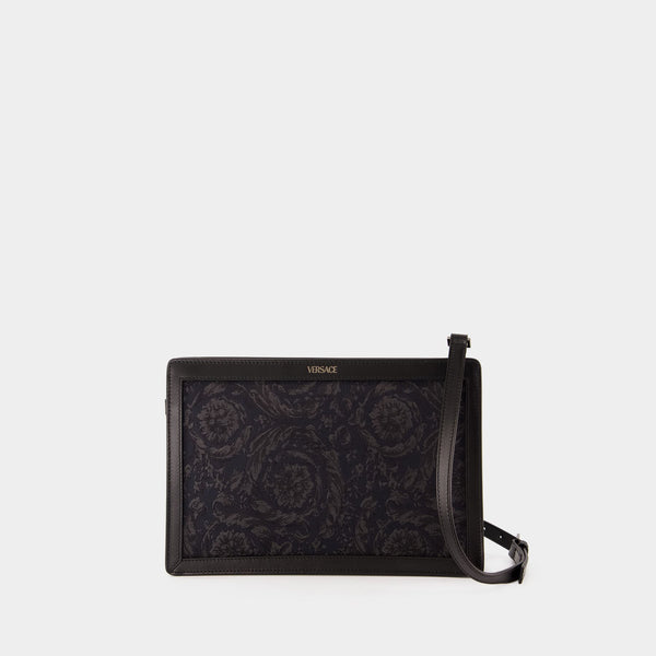 Sac À Main Athena - Versace - Cuir - Noir