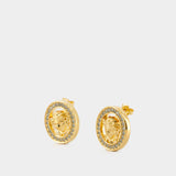 Boucles D'oreilles Medusa 95 - Versace - Métal - Doré