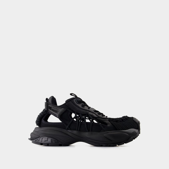 Sneakers - Versace - Cuir - Noir