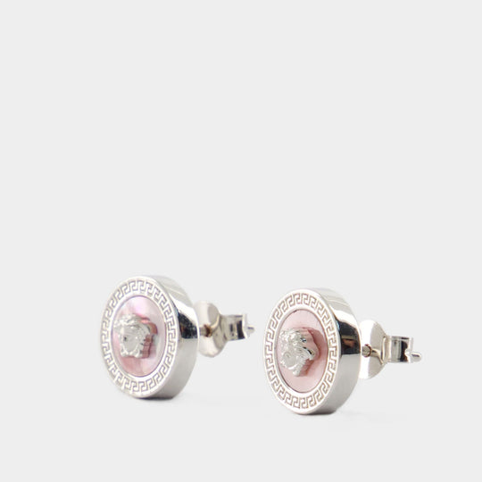 Boucles D'oreilles Icon - Versace - Métal - Rose