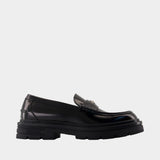 Mocassins - Versace - Cuir - Noir