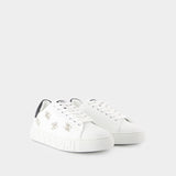 Sneakers La Greca - Versace - Tissu - Blanc