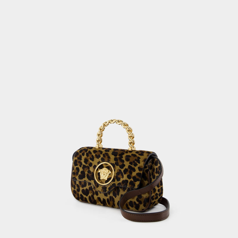 Sac À Bandoulière La Medusa - Versace - Cuir - Marron