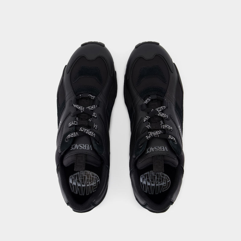 Sneakers - Versace - Cuir - Noir