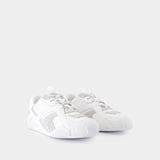 Sneakers - Versace - Cuir - Blanc