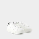 Sneakers - Versace - Cuir - Blanc