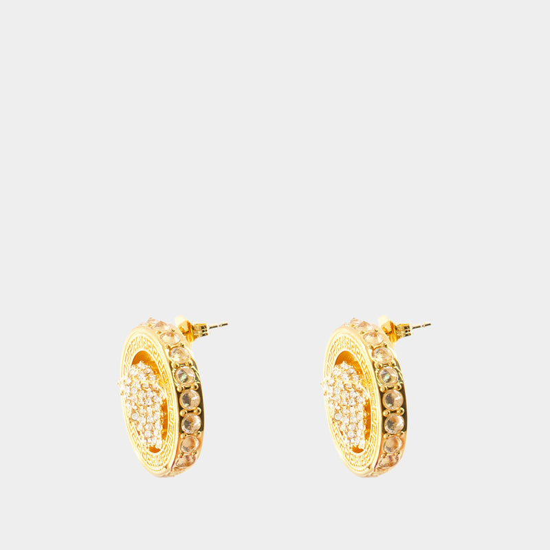 Boucles D'oreilles - Versace - Métal - Doré