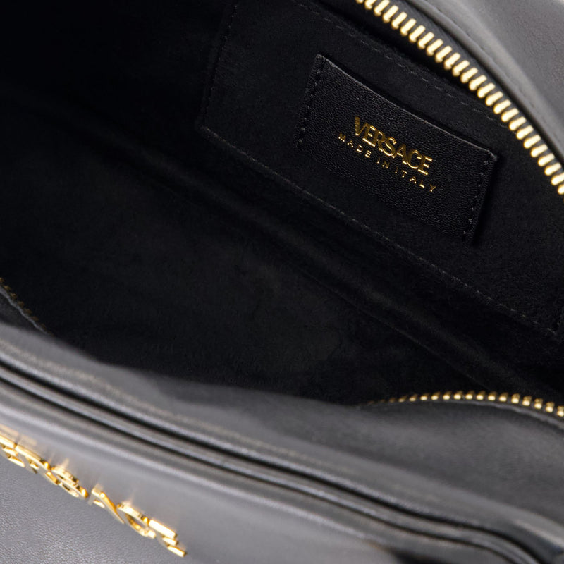 Sac Porté Épaule - Versace - Cuir - Noir
