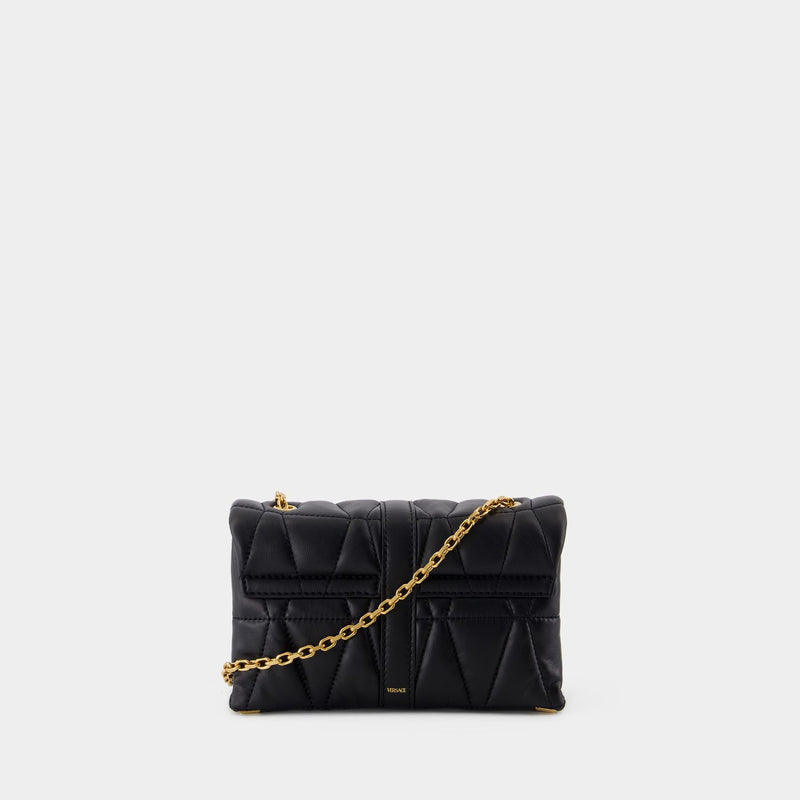 Sac Bandoulière en Cuir Gris Clair Karlstad Sac Bandoulière en Cuir Gris Clair Karlstad