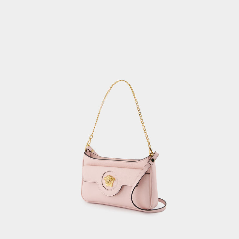 Sac À Bandoulière Mini Vitello - Versace - Cuir - Rose