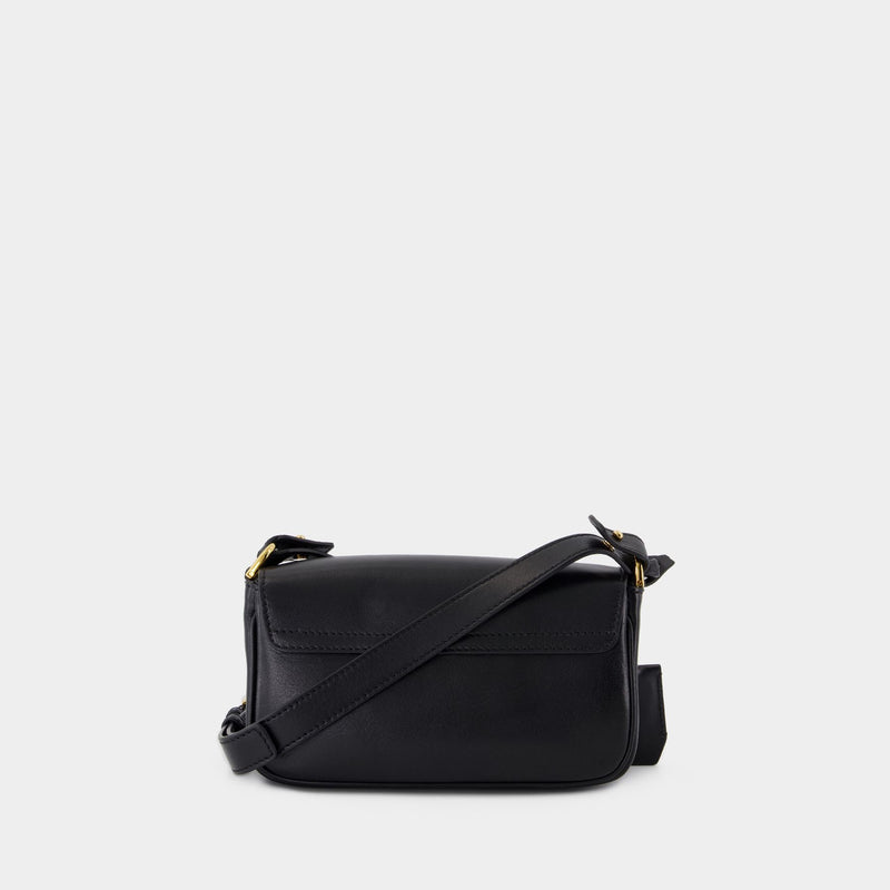 Sac À Bandoulière Mini - Versace - Cuir - Noir