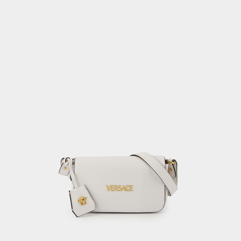 Sac À Bandoulière Mini - Versace - Cuir - Blanc