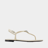 Sandales Muse - Giuseppe Zanotti - Cuir - Ivoire