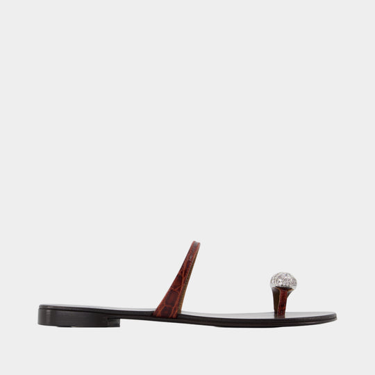 Sandales Morpheus - Giuseppe Zanotti - Cuir - Marron