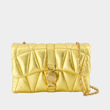 Sac À Bandoulière Kleio Mini - Versace - Cuir - Doré