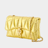 Sac À Bandoulière Kleio Mini - Versace - Cuir - Doré