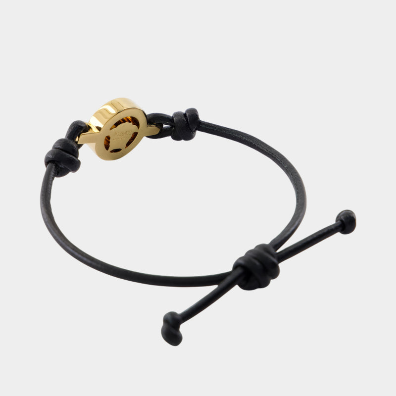 Bracelet - Versace - Cuir - Noir
