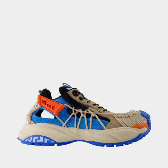 Sneakers Coconut - Versace - Cuir - Beige