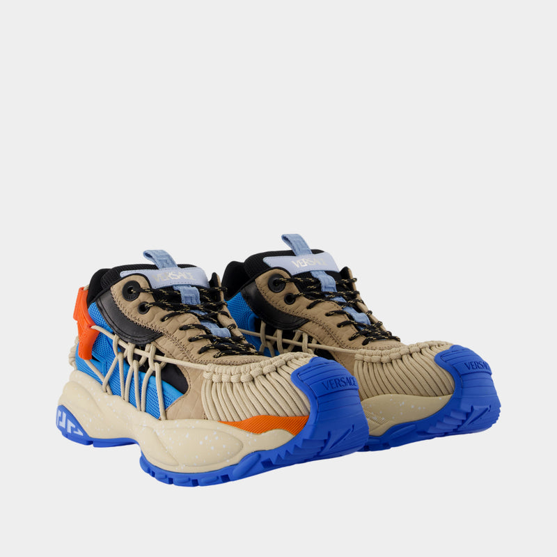 Sneakers Coconut - Versace - Cuir - Beige