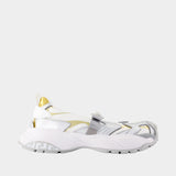 Mary Jane Sneakers - Versace - Synthétique - Blanc